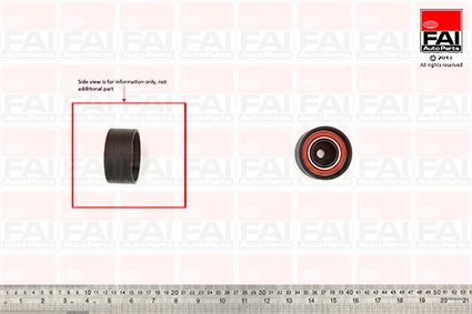 Deflection Pulley/Guide Pulley, timing belt